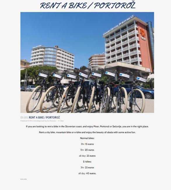 Apartment Rose 포르토로즈 외부 사진